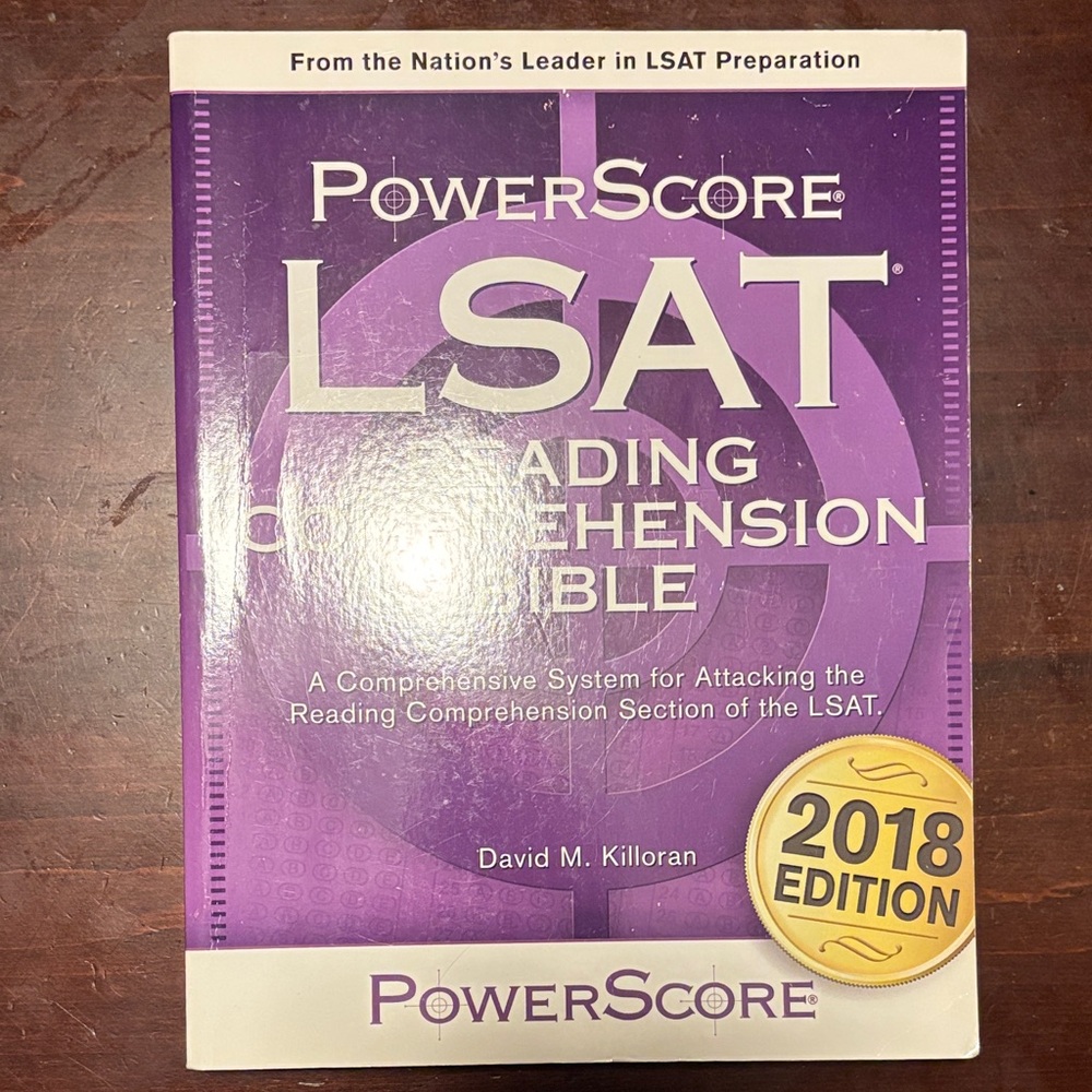 PowerScore LSAT Reading Comprehension Bible 2018 Edition